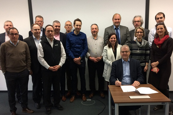 Signing the Memorandum with BuildingSMART
