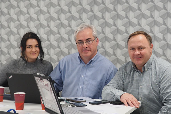 Dora, Nick and Simon from Megger